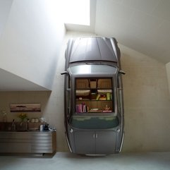 Architecture Fantastic Dutch Mountain Home Interior With Car - Karbonix