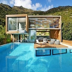 Best Inspirations : Architecture House With Large Swimming Pool Modern Architecture - Karbonix