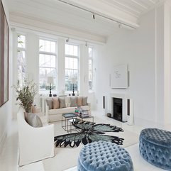 Best Inspirations : Architecture Living Room With White Furniture Color Interior - Karbonix