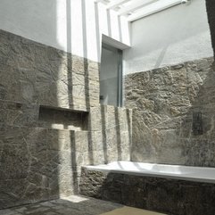 Architecture Modern Design Bathroom Glass Window Bathub Shower - Karbonix