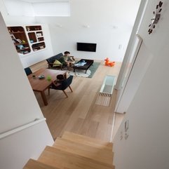 Architecture Photograph Room With Wooden Staircase And Laminate - Karbonix