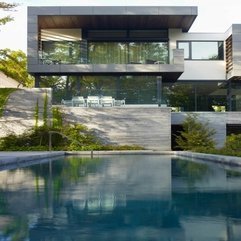 Best Inspirations : Architecture Sensational Pool View With Natural Green Landscaping - Karbonix