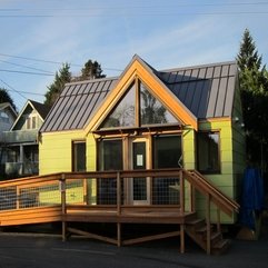 Best Inspirations : Architecture Stunning Wooden Ramp Entrance Prefab House With - Karbonix