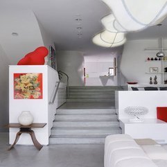 Best Inspirations : Architecture White House Interior With Creative Decoration Gray - Karbonix