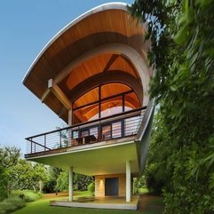 Architecture Wonderful Wood Round Roof With Elegant Beam Exposed - Karbonix