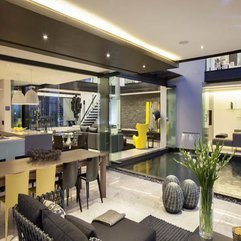 Best Inspirations : Area With Grey Sofa Koi Ponds Stunning Dining - Karbonix