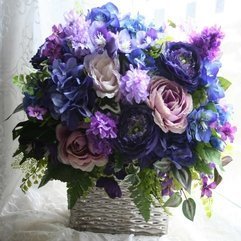 Best Inspirations : Arrangement Purple Flower - Karbonix