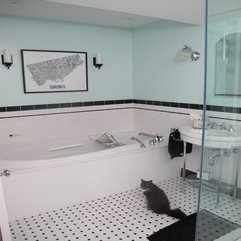 Best Inspirations : Art Deco Bathroom Uniquely Design - Karbonix