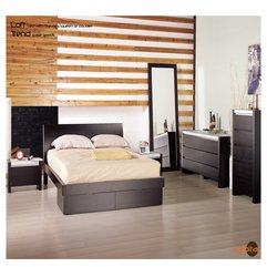 Artistic Concept Flo Modern Platform Bed - Karbonix