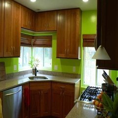 Artistic Concept Modern Kitchen With Green Color - Karbonix