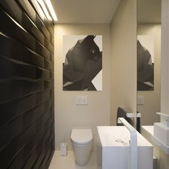 Artistic Contemporary Modern Apartment Bathroom - Karbonix