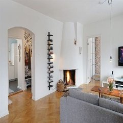 Artistic Contemporary Modern Apartment Living Room Ideas - Karbonix