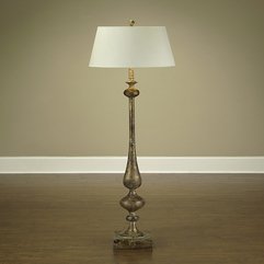 Attractive Gold Burnished Floor Lamp - Karbonix