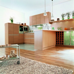 Attractive Kitchen Wood Flooring - Karbonix