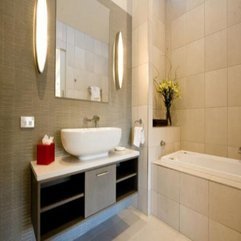 Attractive Modern Apartment Bathroom - Karbonix