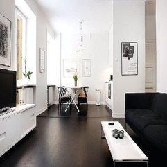 Awesome Design Apartment Black And White Corner In Karlaplan - Karbonix