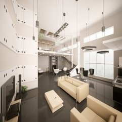 Best Inspirations : Awesome Interior Of Contemporary Apartment Living Room Kitchen - Karbonix