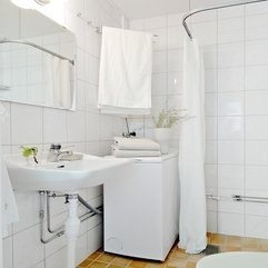 Best Inspirations : Awesome Scandinavian Bathroom Design Picture - Karbonix
