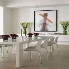Best Inspirations : Awesome Soft Modern Apartment Dining Room Trend Decoration - Karbonix