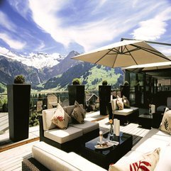 Best Inspirations : Balcony With Black White Interior Oudoor Restaurant - Karbonix