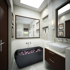 Best Inspirations : Bathroom Accessories Small Contemporary Bathrooms Designs With - Karbonix