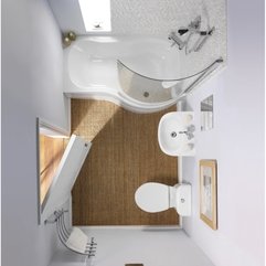 Bathroom Adorable Simple White Themed Contemporary Small Bathroom - Karbonix
