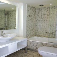 Best Inspirations : Bathroom Awesome Small Bathroom Backsplash Glass Tile - Karbonix