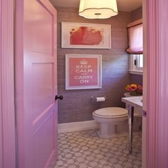 Best Inspirations : Bathroom Bathroom Design With The Pink Color Pink Bathroom - Karbonix