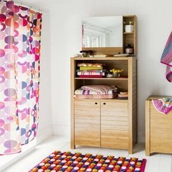 Bathroom Bright And Colorful Bathroom Design Bohemian Interior - Karbonix