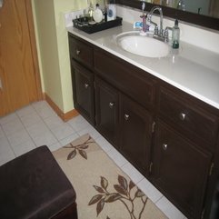 Bathroom Cabinets Painted Brown - Karbonix
