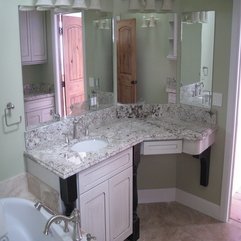 Bathroom Charming Bathroom Vanities With Tops Grey Marble Single - Karbonix