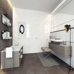Bathroom Decor White Taupe - Karbonix