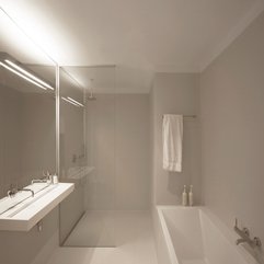 Bathroom Design Glass Wall Shower Modern White - Karbonix