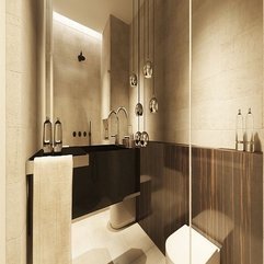 Bathroom Design Neutral Cream In Modern Style - Karbonix