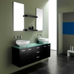 Bathroom Design With Two Beautiful Sinks Unique Modern - Karbonix