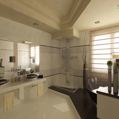 Bathroom Designs Neutral Bathroom Covered Shower Modern Garage - Karbonix