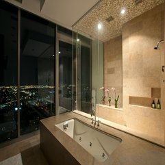 Best Inspirations : Bathroom From Glass Window With Mirror Lighting Tricks Town View - Karbonix