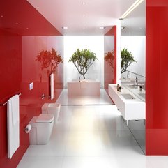 Best Inspirations : Bathroom Ideas Images Of Modern Bathrooms With Red And Black - Karbonix