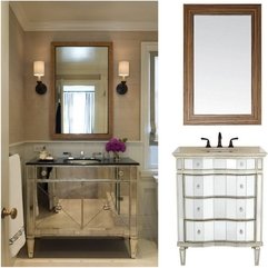 Bathroom Interesting Minimalist Retro White San Diego Vanity - Karbonix