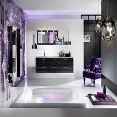 Bathroom Interior Ideas Heavenly Purple - Karbonix