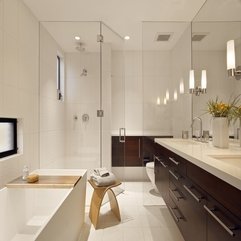 Bathroom Interior Modern White - Karbonix