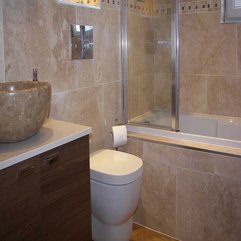 Bathroom Layout Travertine Tile - Karbonix