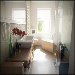 Best Inspirations : Bathroom Magnificent Bathroom Decoration With Light Brown Solid - Karbonix