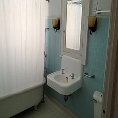 Best Inspirations : Bathroom Marvelous White Light Blue Small Bathroom Design Feats - Karbonix