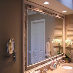 Best Inspirations : Bathroom Mirrors With Fancy Frame Ideas - Karbonix