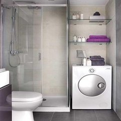 Bathroom Modern Gray Bathroom With Fantastic White Washing - Karbonix