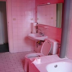 Best Inspirations : Bathroom Modern Ideas Bathroom Modern Sweet Ceramic Tiles Pink - Karbonix