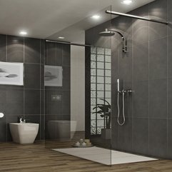 Bathroom Modern Style Glass Shower Stall Shower Stalls - Karbonix