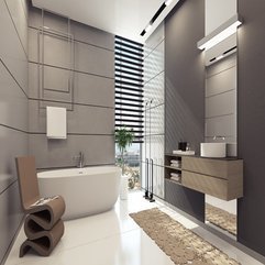 Bathroom Scheme In Gray - Karbonix