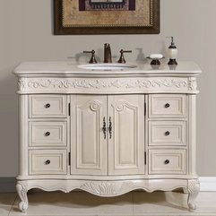 Best Inspirations : Bathroom Sink Cabinets Small White Classic Bathroom Sink Fancy Comfortable - Karbonix